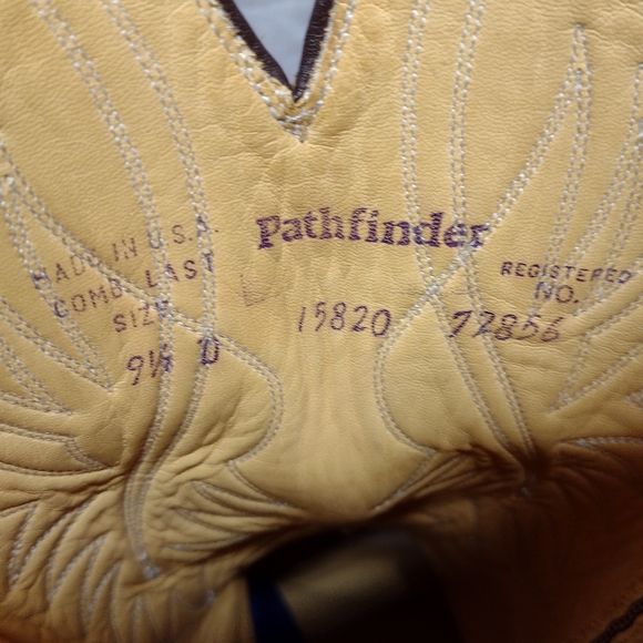 Like New Pathfinder JB Dillon Ponderosa Color Western Cowboy Boots Men's sz 9.5D - Picture 7 of 15
